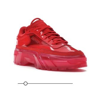 Red Cardi B Club Reebok sneakers